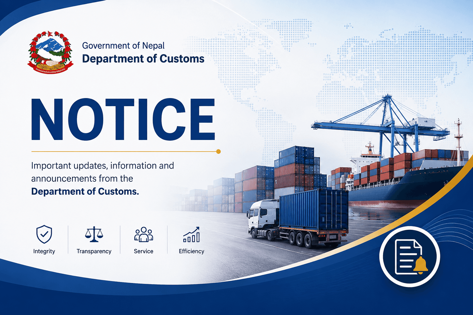 DEPARTMENT OF CUSTOMS Notice: Change of Customs Point