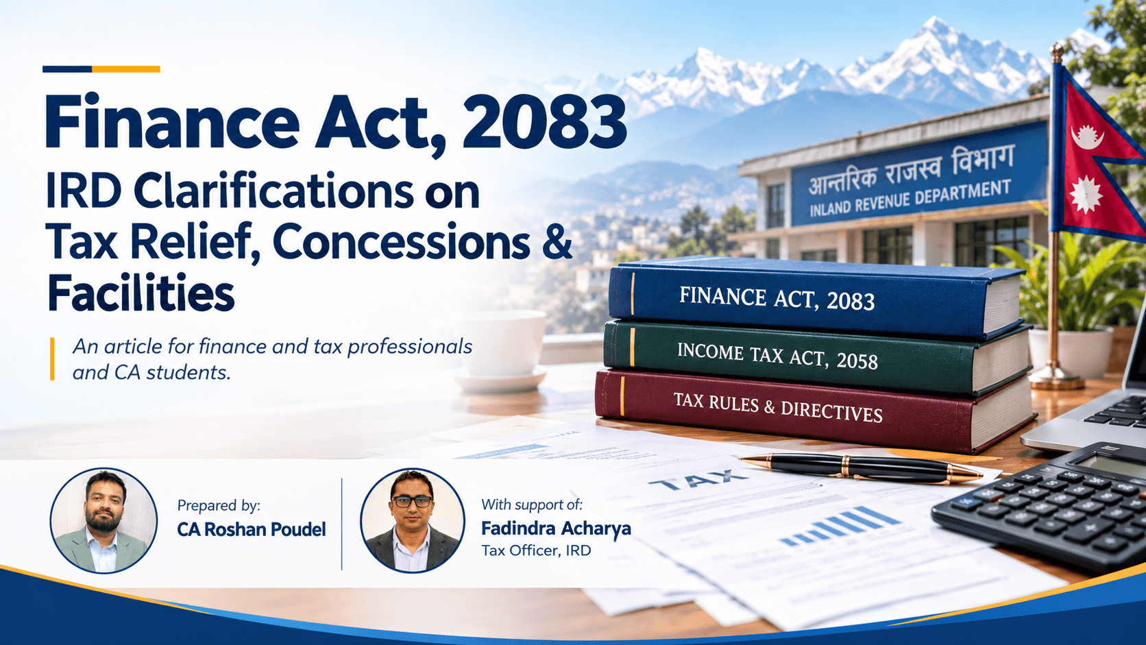 Finance Act, 2083 - IRD Clarifications on Tax Relief, Concessions and Facilities