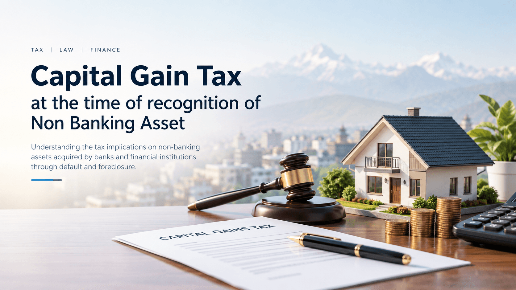 Capital Gain Tax at the time of recognition of Non Banking Asset