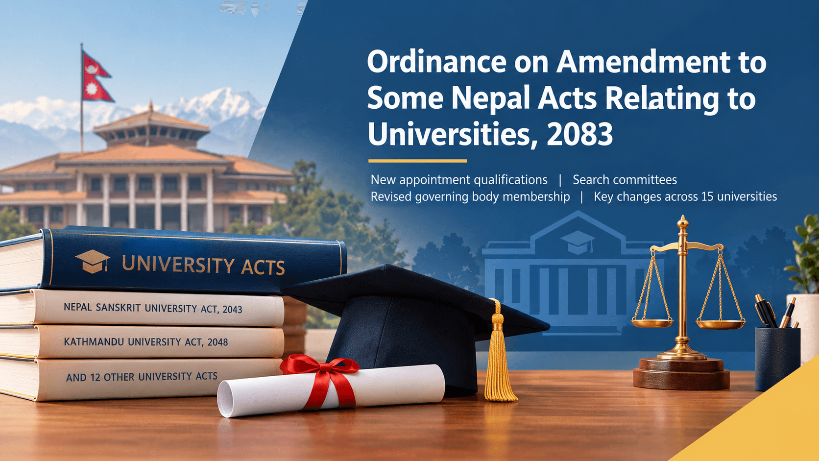 University Governance Overhaul: Ordinance Amending Fifteen Nepali University Acts, 2083